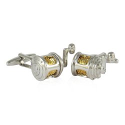 Fishing Reel Cufflinks with Gift Box