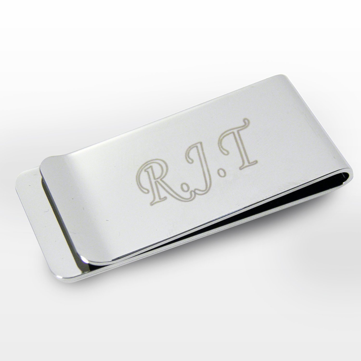 Personalized Engraved Silver Plated Money Clip